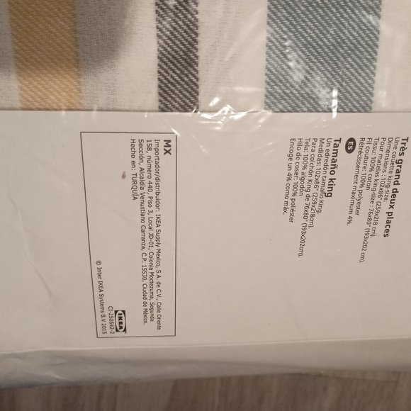 Striped King Duvet Set NEW - Picture 8 of 9